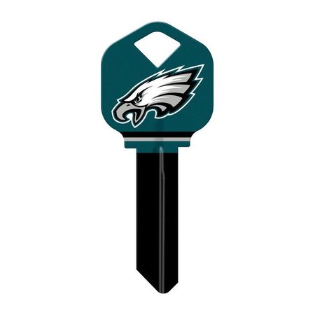 Hillman Philadelphia Eagles Painted Key House/Office Universal Key Blank Single, 6PK 89155